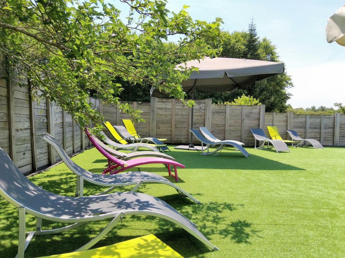 Camping Familial Les Chalets D'Uza Exterior foto